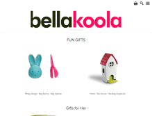 Tablet Screenshot of bellakoola.com